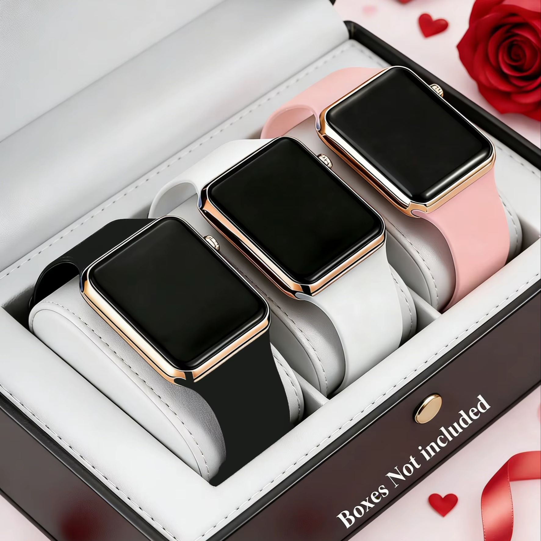 3-Piece Set of Cute and Stylis - Smartwatch Watches For Girls ulasan dan harga