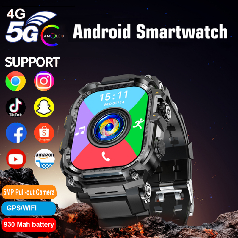 4G Android Men Women Smart Wat - Smartwatch Watches For Women With Gps ulasan dan harga