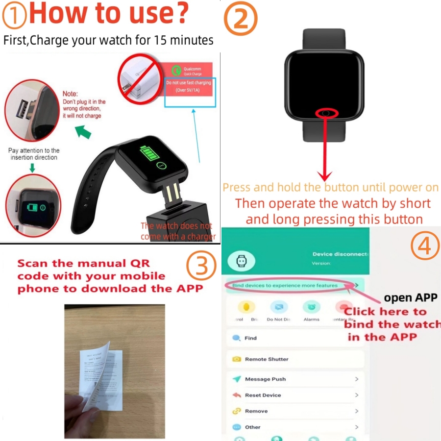 Men Smart Watches Color Screen - Smartwatch Watches Price ulasan dan harga