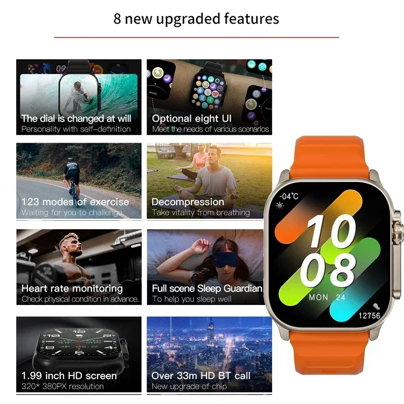 New Series 9 Watch PK HK8 PRO  - Smartwatch Watches For Women With Gps ulasan dan harga