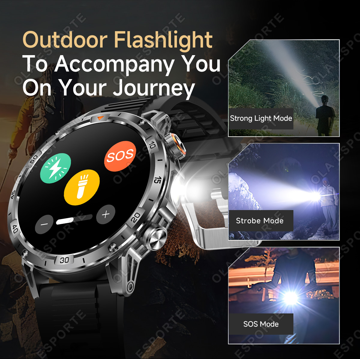 2026 New GPS Smartwatch Men AM - Altimeter Compass Watch ulasan dan harga